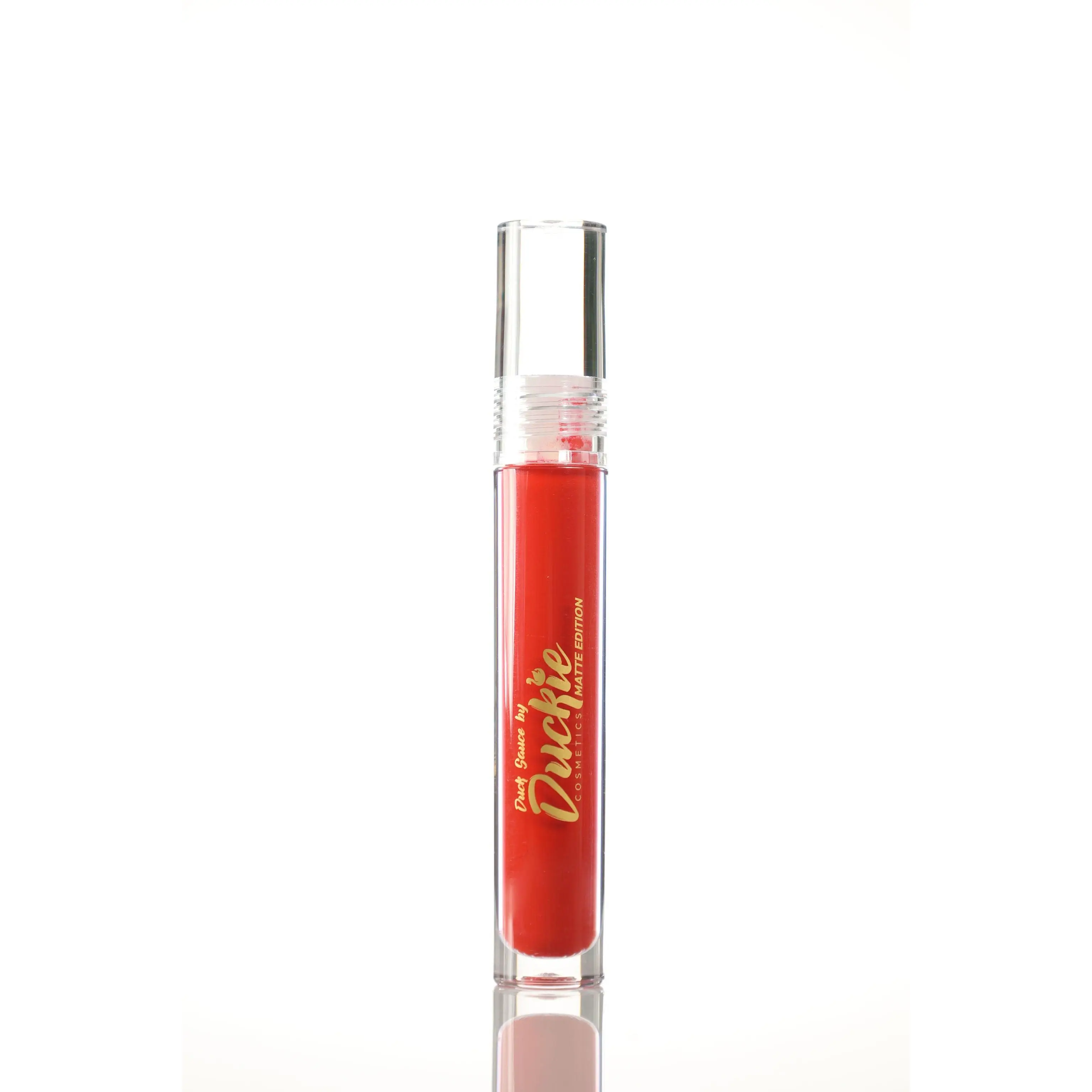 Duck Sauce Flapper Matte Edition Lipstick - Bold Orangey-Red Color for All Skin Types - Smooth Texture & Matte Finish - Made in US