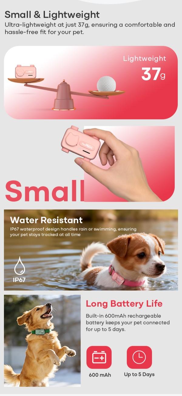 PetPhone for Dogs & Cats – 2-Way PetChat, Global GPS Tracker with Geofencing Alerts, Real-Time Tracking, Wellness Monitoring, Pet Finder, IP67 Waterproof, Up to 5 Days PetPhone for Dogs & Cats – 2-Way PetChat, Global GPS Tracker with Geofencing Alerts, Real-Time Tracking, Wellness Monitoring, Pet Finder, IP67 Waterproof, Up to 5 Days