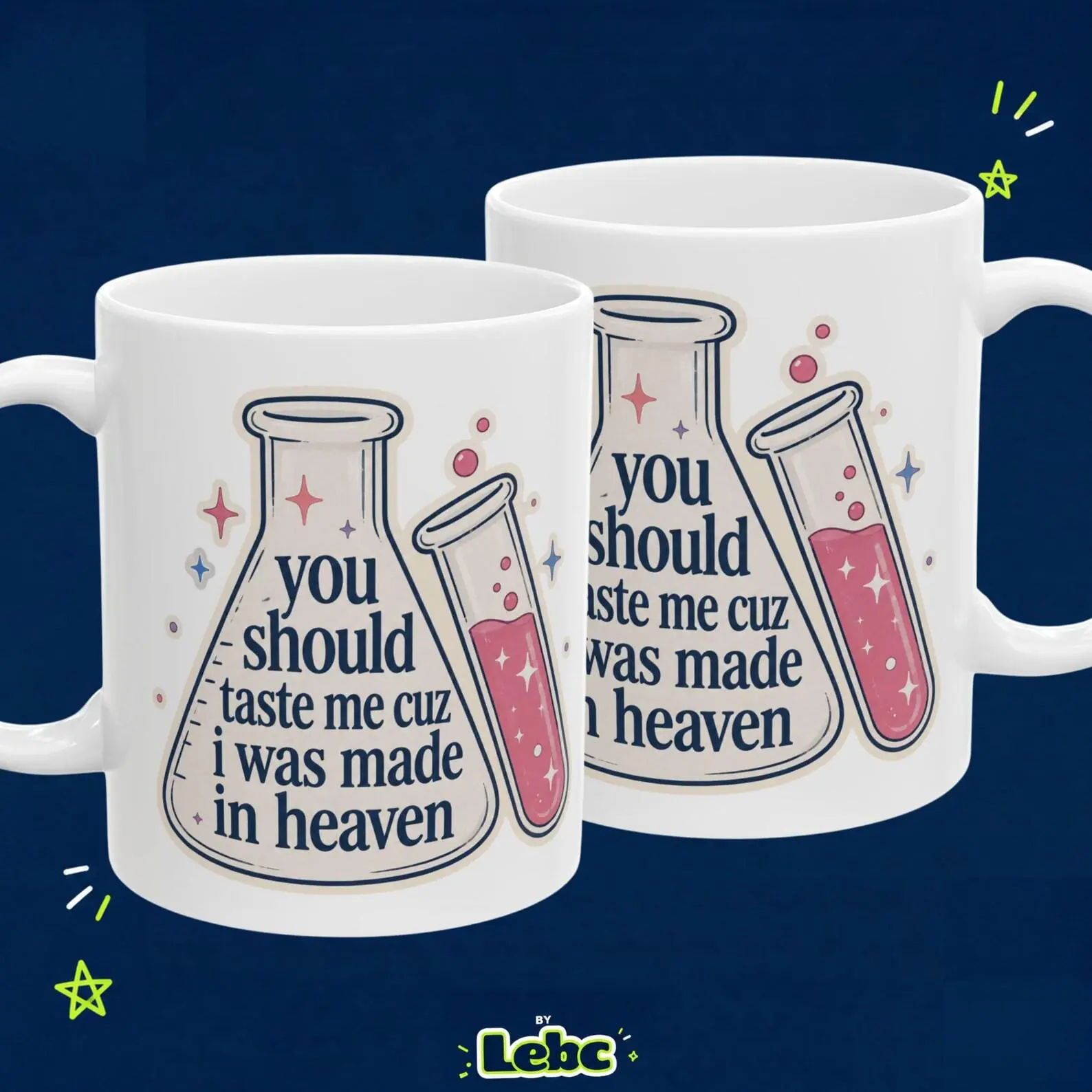 Funny Science Mug, Lab Flask Coffee Cup, Chemistry Teacher Gift, Laboratory Mug, Nerdy Science Gift, Laboratory Humor Gift
