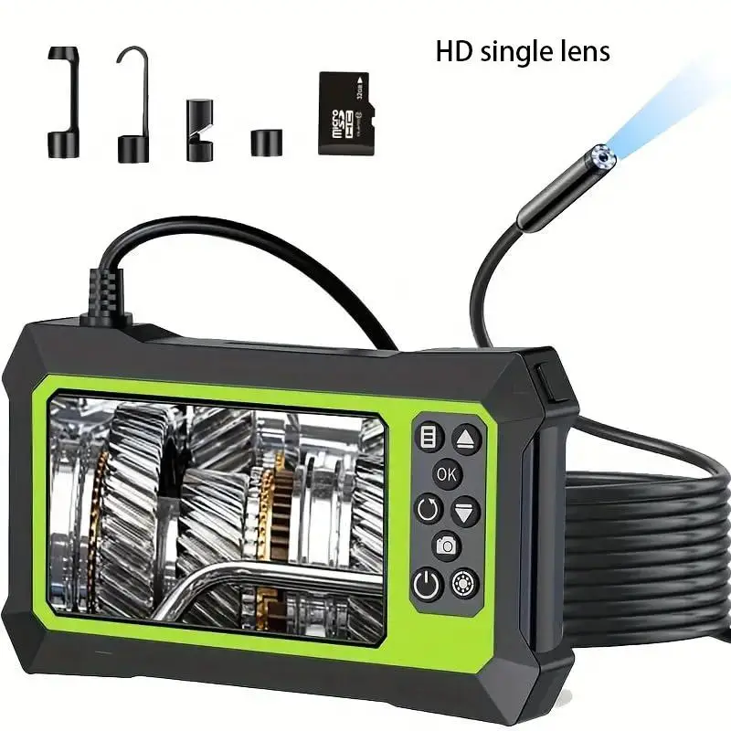 HD Single/Dual Lens Camera Digital Endoscope, Endoscope Camera with Lights, Mini Snake Portable Camera for Home Inspection, Video Camera, Mechanical E