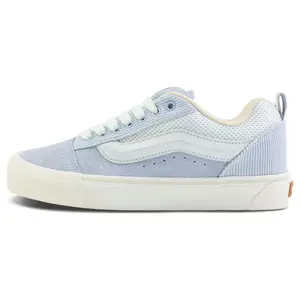 Vans Knu Skool Low-Top Skate Shoes for Men and Women - Comfortable, Durable, and Breathable in Light Blue