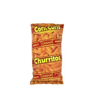 3 CHURRITO 48 gr Snack Crunchy Diana corn flavored chips FROM GUATEMALA