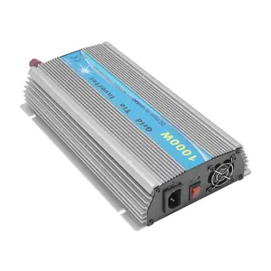 Aluminium Alloy 1000W Grid Tie Inverter 110V 26-38V MPPT For Home School 36V Solar Panel Grid-connected Generation Pure Sine Wave IP65 Waterproof