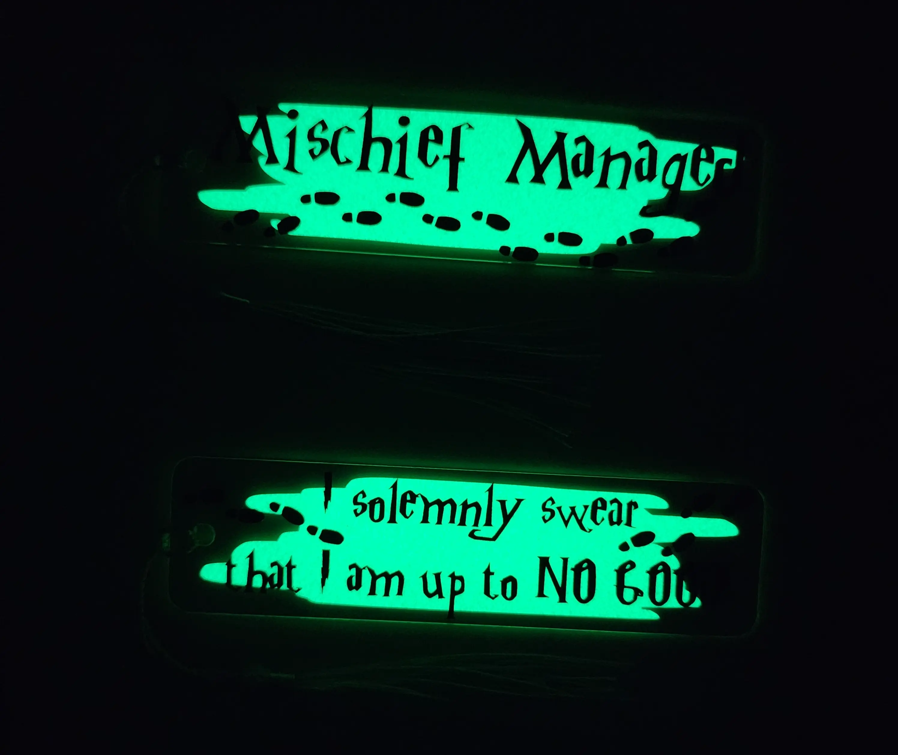 Glow in the dark Bookmarker