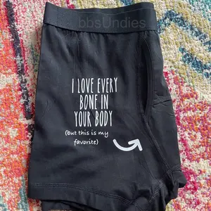 FUN Valentine’s Day custom boxer briefs! Underwear, trending gifts Valentines Day Casual print
