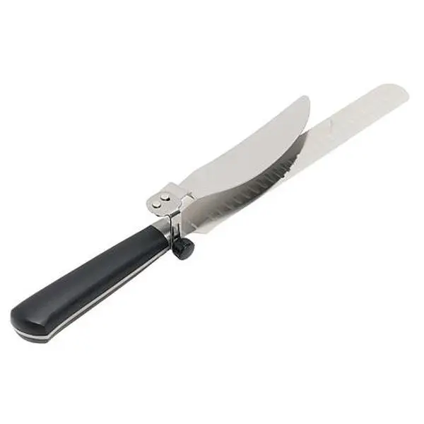 KitchenHQ Hollow-Edge Slicer with Adjustable Thickness Guide