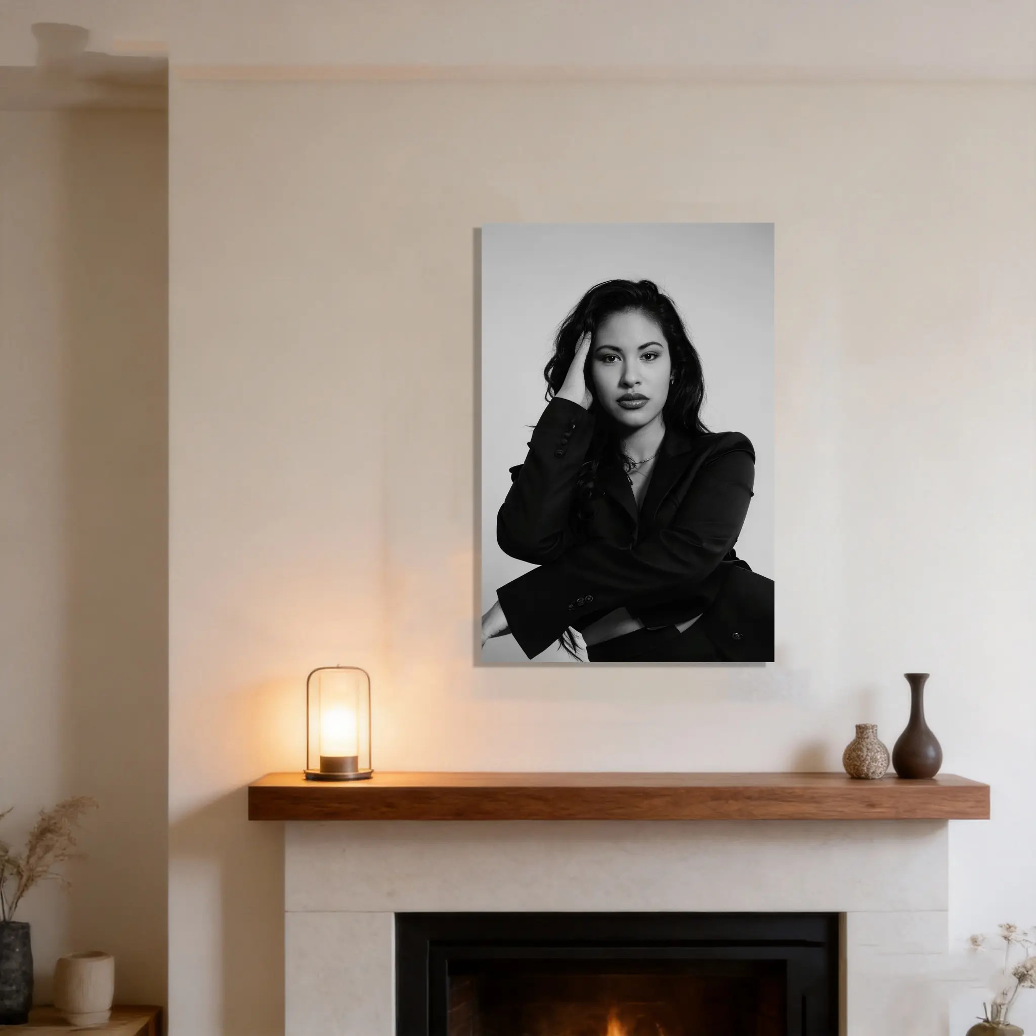Selena Quintanilla Painting Decorative Classic Poster Wall Art Oil Painting Canvas Poster Decorative Porch Living Room Decoration