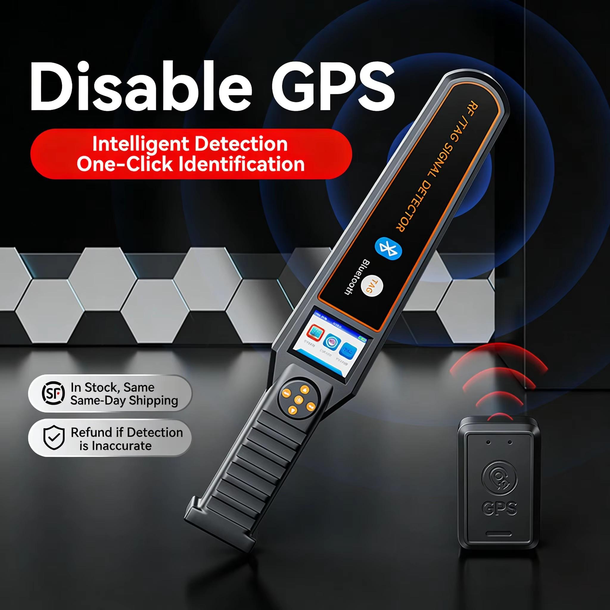 DS-828 Professional Bluetooth TAG Detector - Find Apple AirTag, GPS Tracker, Hidden Camera, RF Signal Scanner 50MHz-6GHz with Recorder