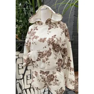 Floral Print Hoodie