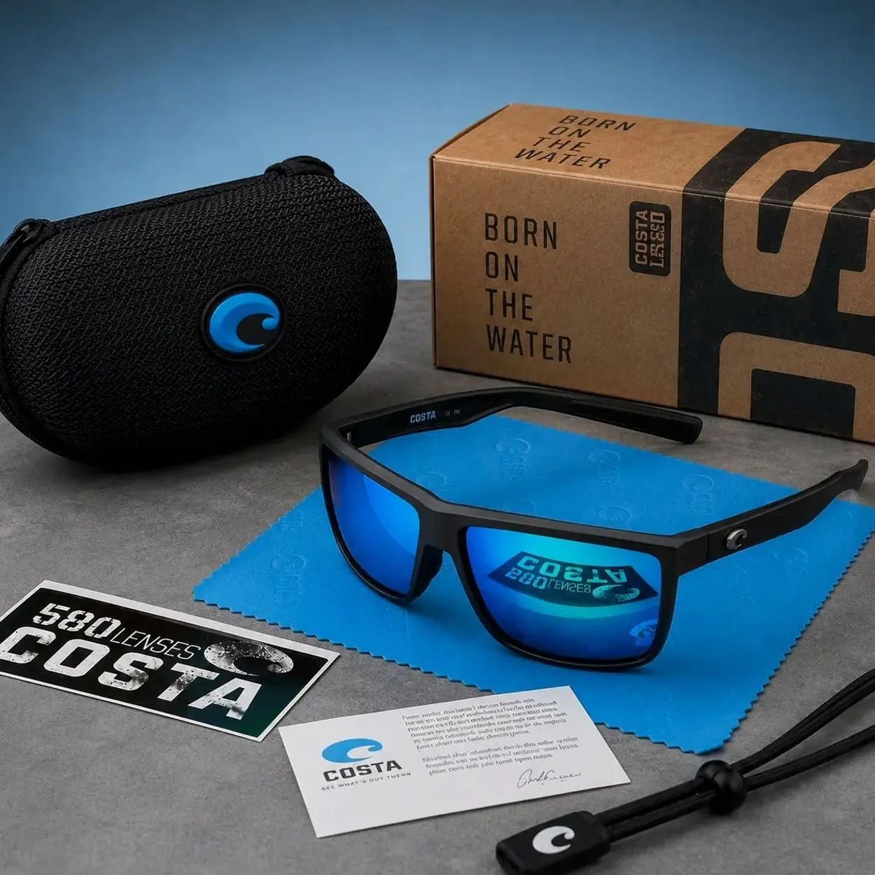 Costa Del Mar UV400 Polarized Sunglasses Outdoor Adventure Fishing Beach Performance Eyewear XB1