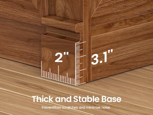 SEDETA 4 Drawers File Cabinet, 33" Farmhouse Filing Cabinets for Home Office fit Legal/Letter/A4 File, Wood Office File Cabinet with Power Outlets, Printer Stand with Storage