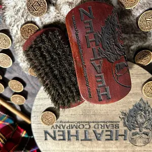 Heathen Beard Company Boar Bristle Beard Comb