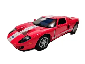 KINSMART 1:36 Scale 2006 Ford GT Die-Cast Metal Model Car, Red