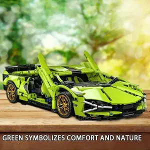 Sports Car Building Blocks Toys Boys，1:14 MOC Building Set Raceing Car Model,Construction Toy for Adults，Cars for Boys Age 6 7 8 9 Years Kids Holiday Essential