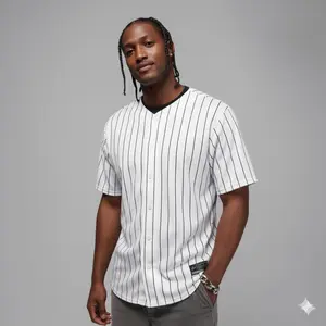 KXK Baseball Jersey – Classic Button-Down, Breathable Mesh Fabric, Street Style Outfit for Men & Women Sports Clothing happy gilmore jersey scrunch jersey