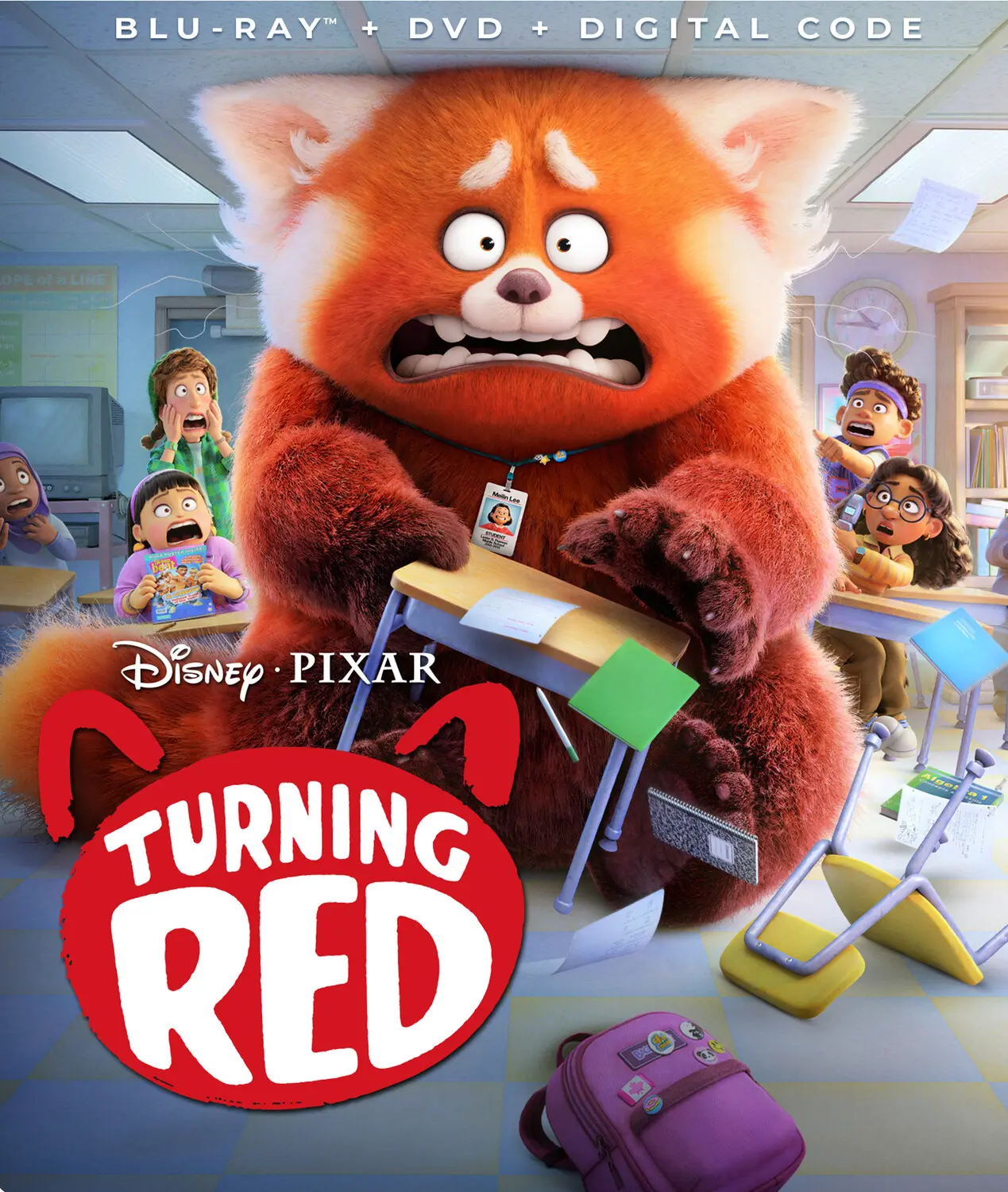Turning Red  [BLU-RAY MOVIE] With DVD, Ac-3/Dolby Digital, , Dolby, Digital Theater System, Dubbed, Subtitled