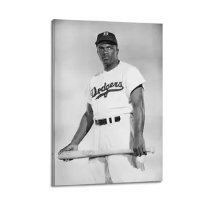 Jackie Robinson Modern Art Deco Painting Art Poster Wall Decoration Wall Poster Art Wall Rich Art Painting Corridor Art Painting Decoration