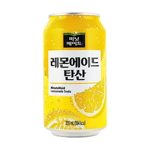 Minute Maid Korean Lemon Soda 355ml - Refreshing Sparkling Citrus Drink