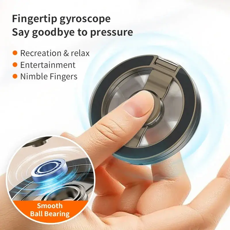 Fidget Spinner Foldable Double-Sided iPhone Holder 360° Rotating Stand