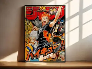 Haikyuu Hinata Shoyo Anime Poster Print, Manga Art, Anime Wall Decor, Anime Room Artwork, Anime Gift, Manga Fan Gift, Anime Merch - Number 03