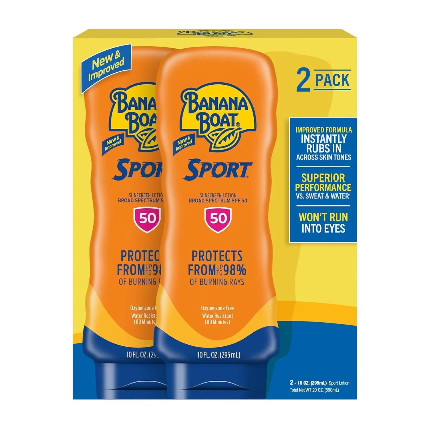 Banana Boat Sport SPF 30 Sunscreen Lotion, 8 Fl Oz