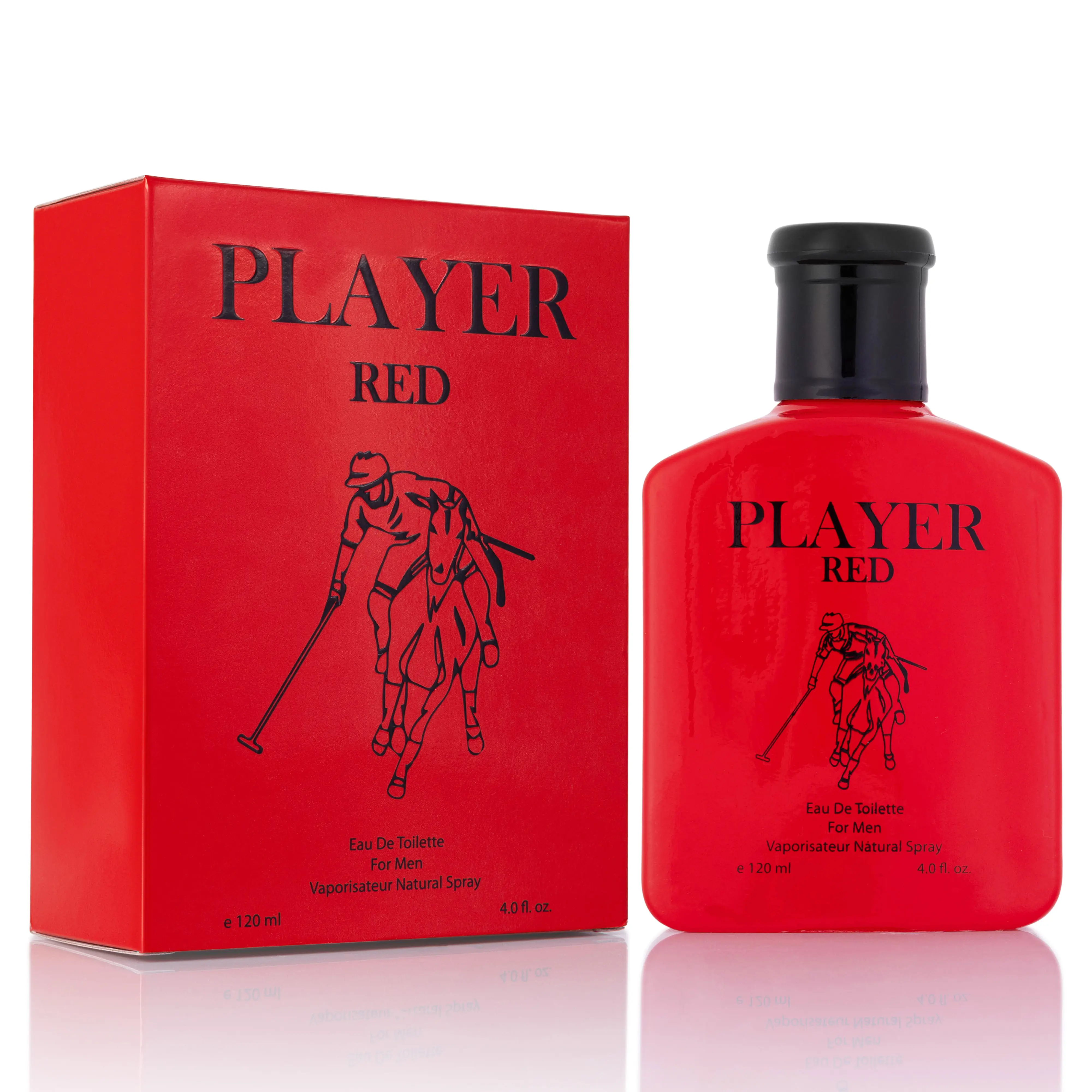 NOVOGLOW Red Player Men's Eau de Toilette - 3.4 oz/100ml High-Quality Boxed Intense Citrus Woody Fragrance, Vegan Safe Daily Wear Cologne with Bold Grapefruit, Saffron, Coffee-Flavored Notes, Citrus Men's Fragrance, Saffron Men's Fragrance