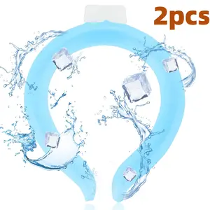 Neck Cooling , Reusable Ice Ring Cooler Wearable Body Cooling Products, Neck Coolers for Hot Weather
