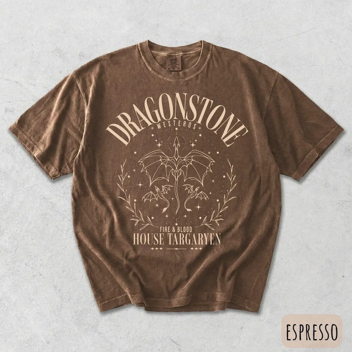 Comfort Colors® Dragonstone Shirt, Dracarys T-shirt, Westeros Dragon Tee, Unisex Graphic Tee