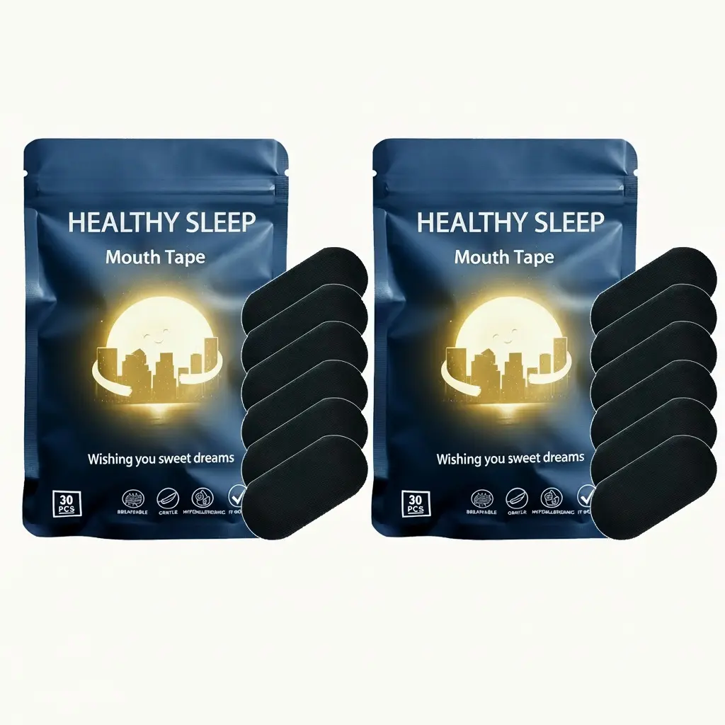 Hypoallergenic Ultra Breathable ， Anti-Snoring Mouth Tape for Sleeping - 120/60/30 Pcs, 4/2/1 Month Supply, Black and Pink , Comfort ， Gentle Adhesion, Sports Accessories, Improves Sleep Quality, Unisex， sleep aid healthcare ， super， sensitive skin