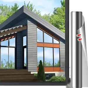 One Way Window Film, 1 Count Static Cling Window Film, Heat Insulation Window Film, Window Privacy Film for Home and Office