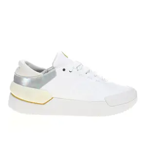 adidas Womens Court Funk Lace Up Sneakers Shoes Casual - White