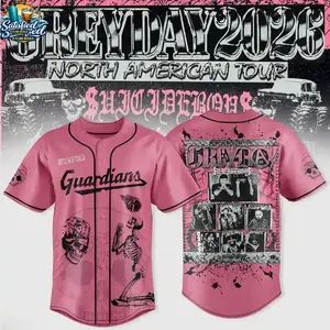 Greyday 2026 North American Tour Jersey, Baseball Jersey Tour 2026 for Men and Women, Sport Fanwear, Casual Style