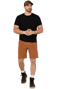 Hawx Men's Chip Flat Front Work Shorts - Hxsp24sh10-Rucop