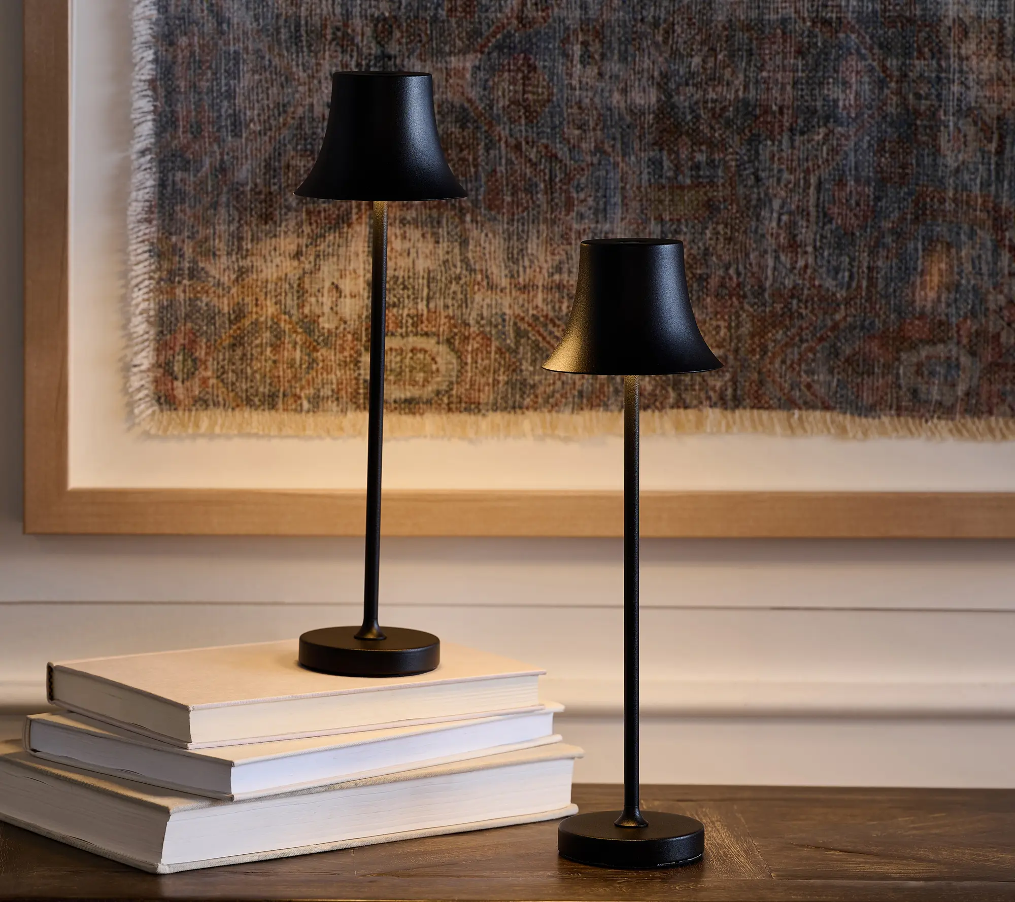 Set of 2 12" Everywhere Touch Lamps with Dimmer by Valerie