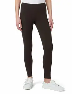 HUE Womens Leggings-Pants, Espresso, X-Small US