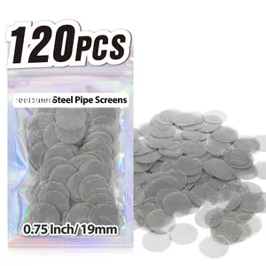 Pipe Screens 120pcs 3/4 Inch 19mm Stainless Steel Screen  0.75 Metal Mesh Filter