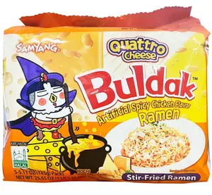 Samyang Quattro Cheese Flavor Buldak Ramen Pack of 5