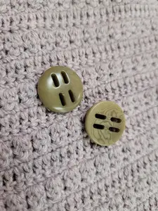 20mm Corozo Four Slotted Button