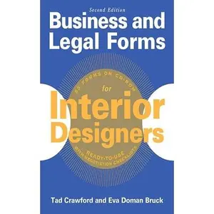 USED-Business and Legal Forms for Interior Designers [With CDROM] by Crawford, Tad (Paperback)