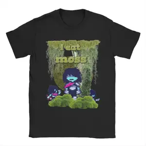 I Eat Moss Kris Deltarune Apparel Men Women T Shirts Pure Cotton Tee New Arrival  T-shirt Clothing