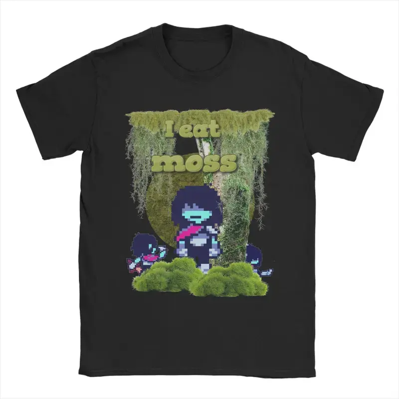 I Eat Moss Kris Deltarune Apparel Men Women T Shirts Pure Cotton Tee New Arrival  T-shirt Clothing