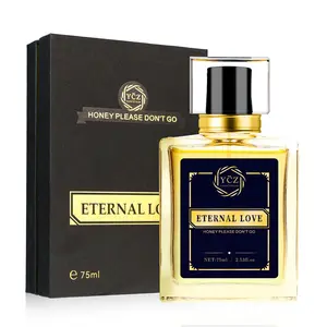 YCZ Eternal Love Men's Cologne 2.6oz Aromatic Citrusy Woody Scented Eau De Parfum 75ml Gift for Clubbers Liquid Perfume with Lemon & Pineapple Notes Fragrances Cosmetics Elegant Fragrance Bold Elegant Fragrance Captivating Fragrance