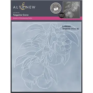 Craft Your Life Project Kit: Tangerine Grove 3D Embossing Folder