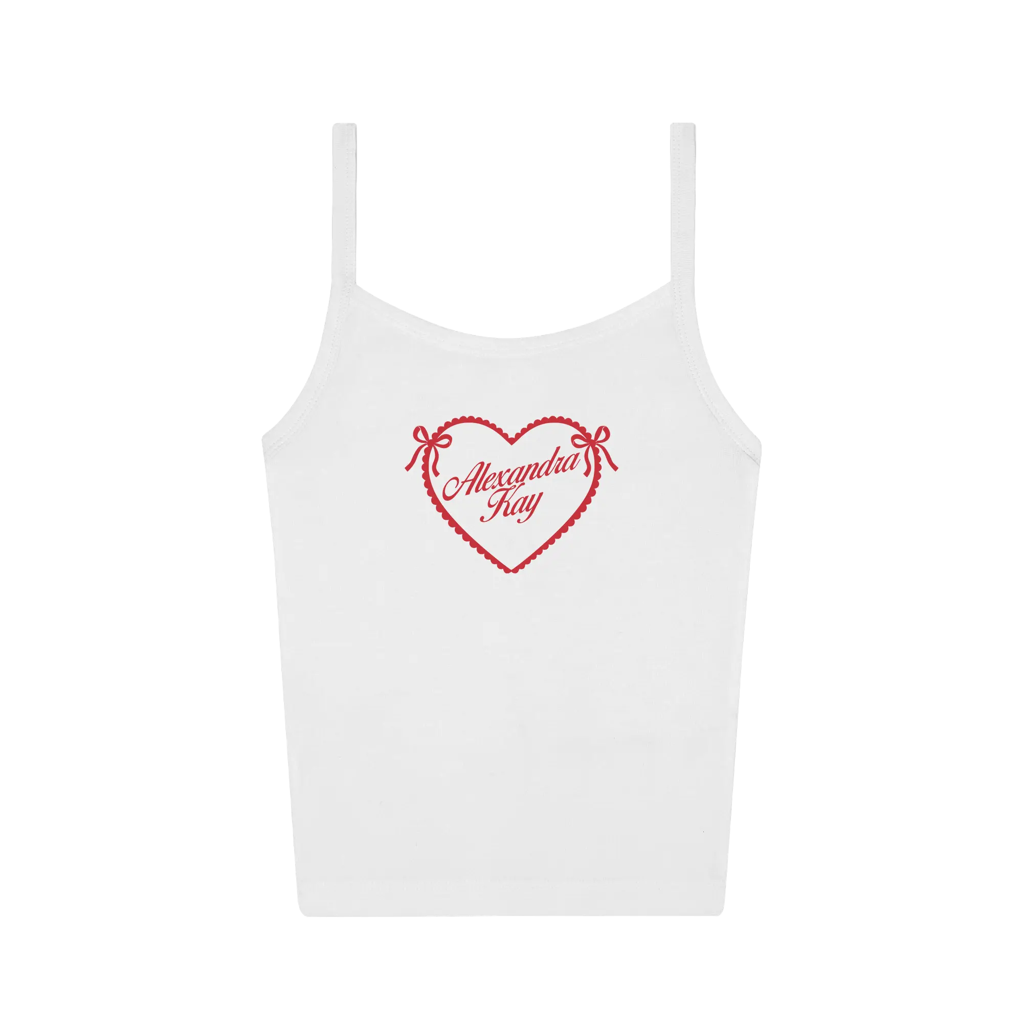 Alexandra Kay Heart Strap Tank Top