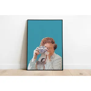 Queen Elizabeth II Pop Art Wall Decor