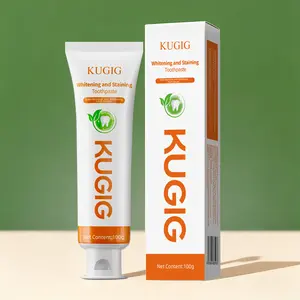 KUGIG Toothpaste Whitening & Gum Care Toothpaste, Fluoride-Free Gentle Formula for Sensitive Teeth, Helps Brighten Smile, Supports Gum Comfort and Fresh Breath Daily