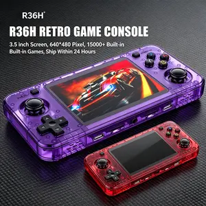 64GB Retro Handheld Game Console R36h, 3.5 Inch HD Screen, Classic Emulator, Ideal Gift for Gaming Enthusiasts, Portable Entertainment Device