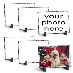 Placa de Sublimación para Fotos y Diseños Personalizados con Soporte Incluido