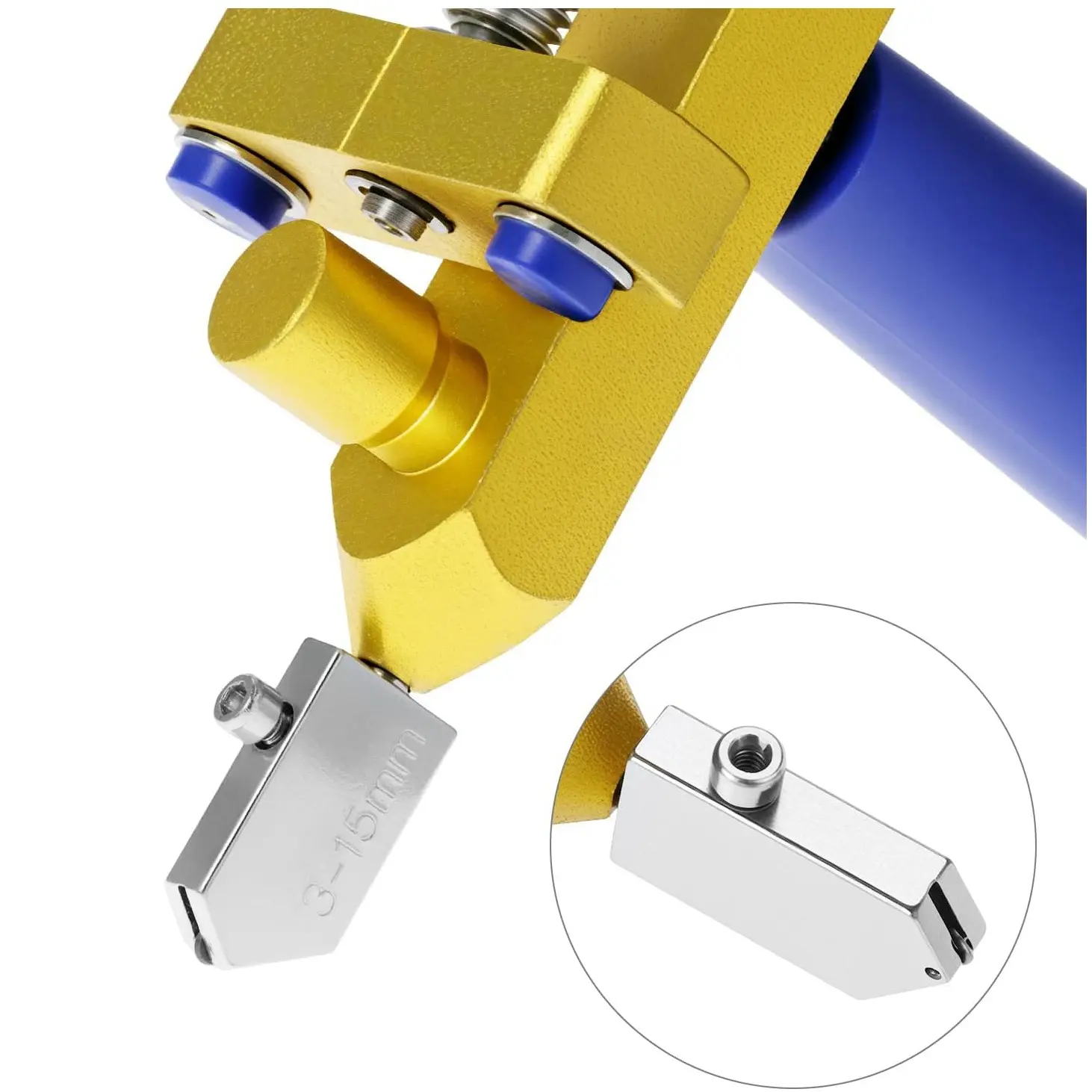 Integrated glass cutting tool for tiles, handheld cutting knife, mirror and wall tile cutting tool