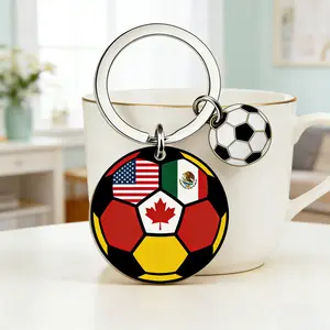 Keychain Football World Cup Gift for Brothers Sisters Best Friends, Souvenir Memorabilia, Perfect Present for Sports Lovers